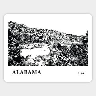 Alabama USA Sticker